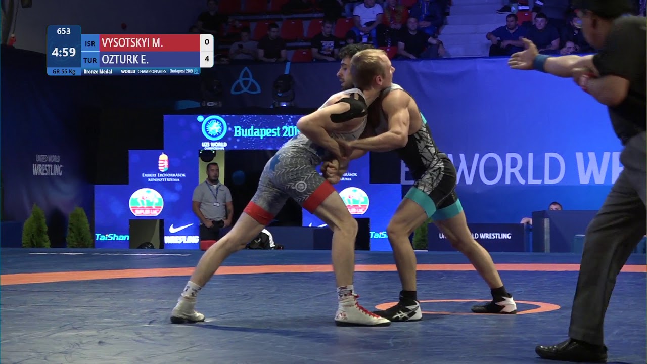 BRONZE GR - 55 kg: M. VYSOTSKYI (ISR) v. E. OZTURK (TUR)