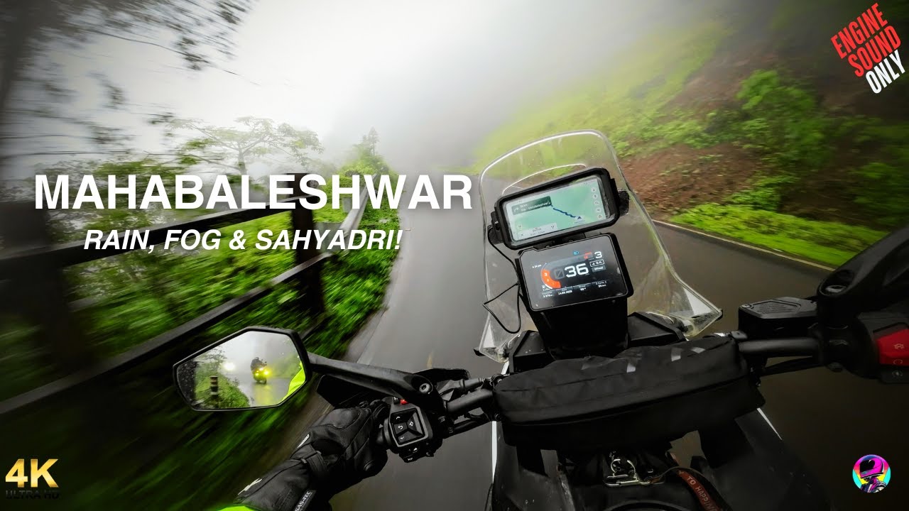 Riding through MAHABALESHWAR Curves // KTM 390 Adventure S // Raw Onboard POV