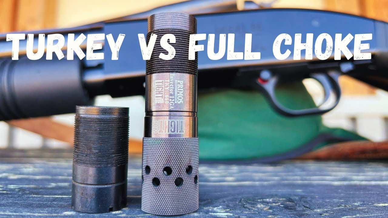 Turkey choke vs full choke patterns