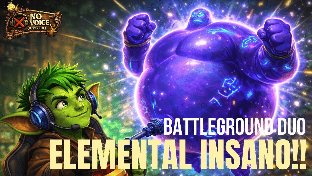 Scaling Elementals to Victory | Hearthstone Battlegrounds POV | Chill Gameplay • No Voice