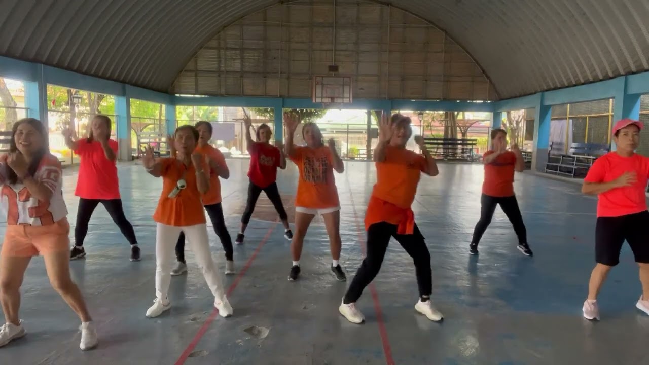 Zumba with my friends 