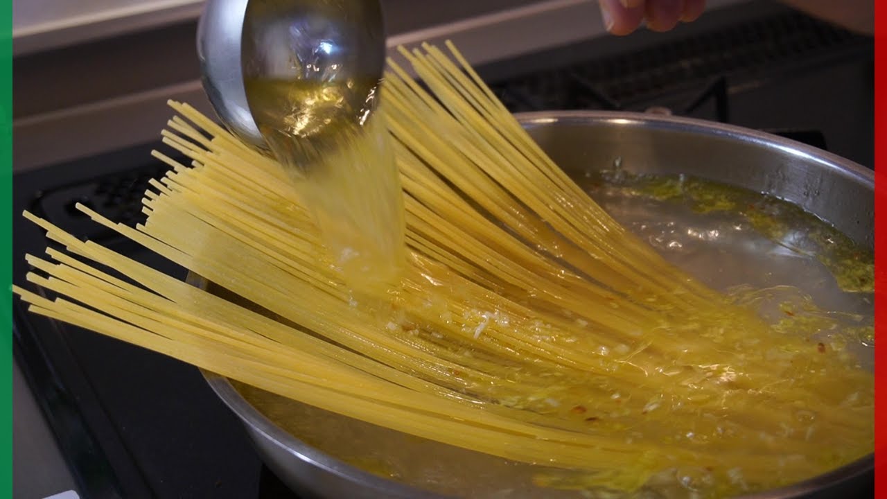 【マルコもついに…】イタリア人が作るリアルなワンパンパスタ！ペペロンチーノ【ONE-PAN PASTA Aglio olio e peperoncino】