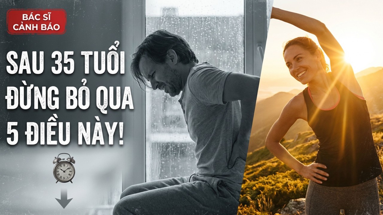 Sau 35 Tuổi, Cơ Thể Âm Thầm Suy Giảm? 5 Thói Quen Này Sẽ Cứu Bạn