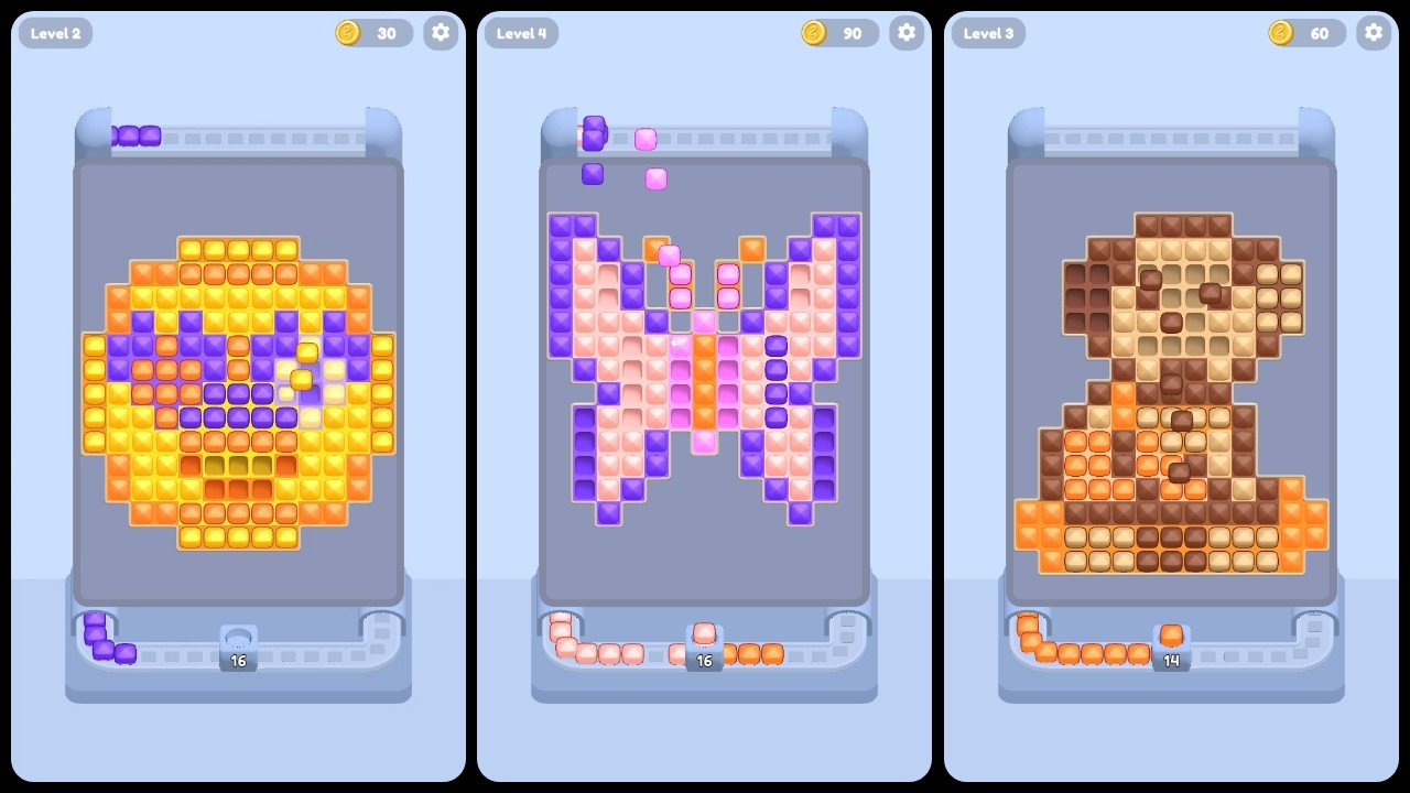 Color Pixel Sort Game Mobile Gameplay Android