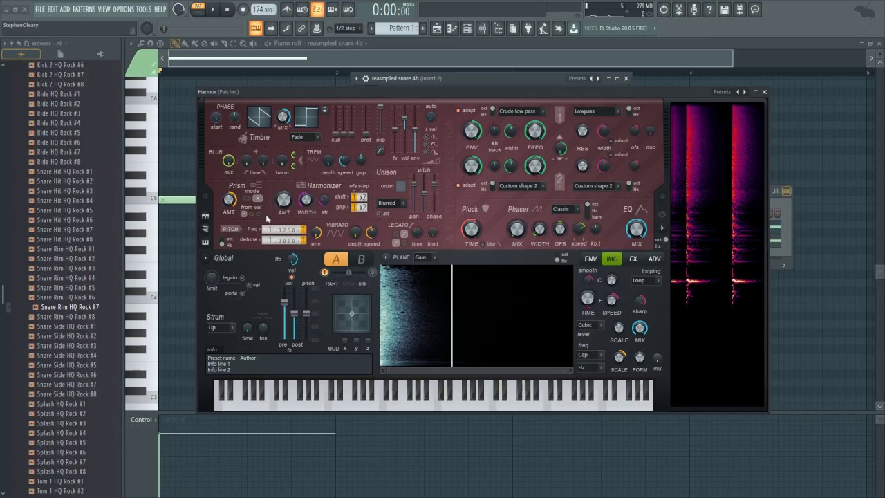 Harmor Snare Resampling