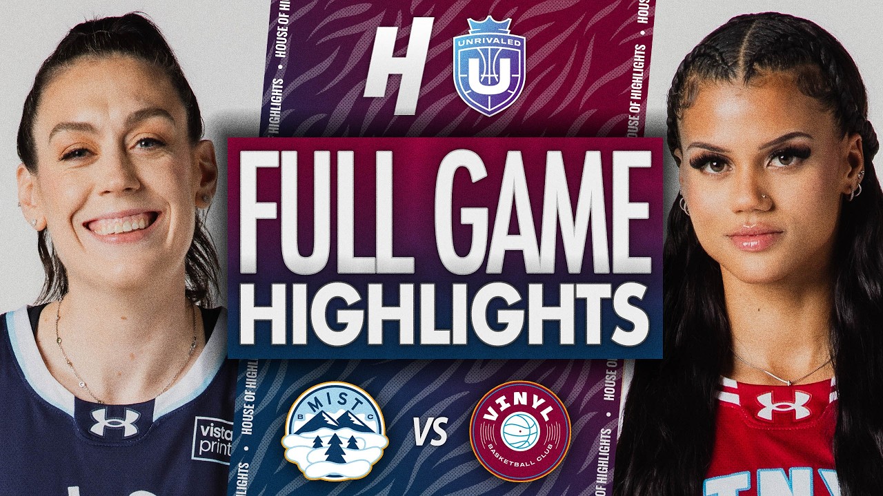 Mist vs Vinyl - FULL GAME HIGHLIGHTS | February 27, Unrivaled 2026