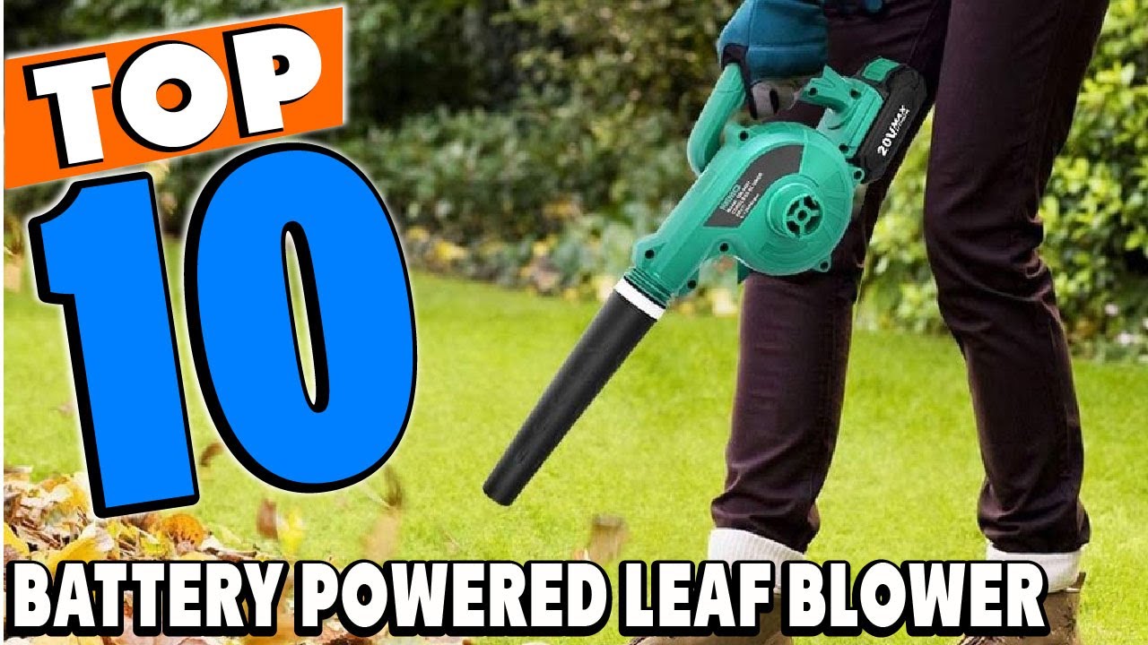 Top 10 Best Battery Powered Leaf Blowers Review in 2025