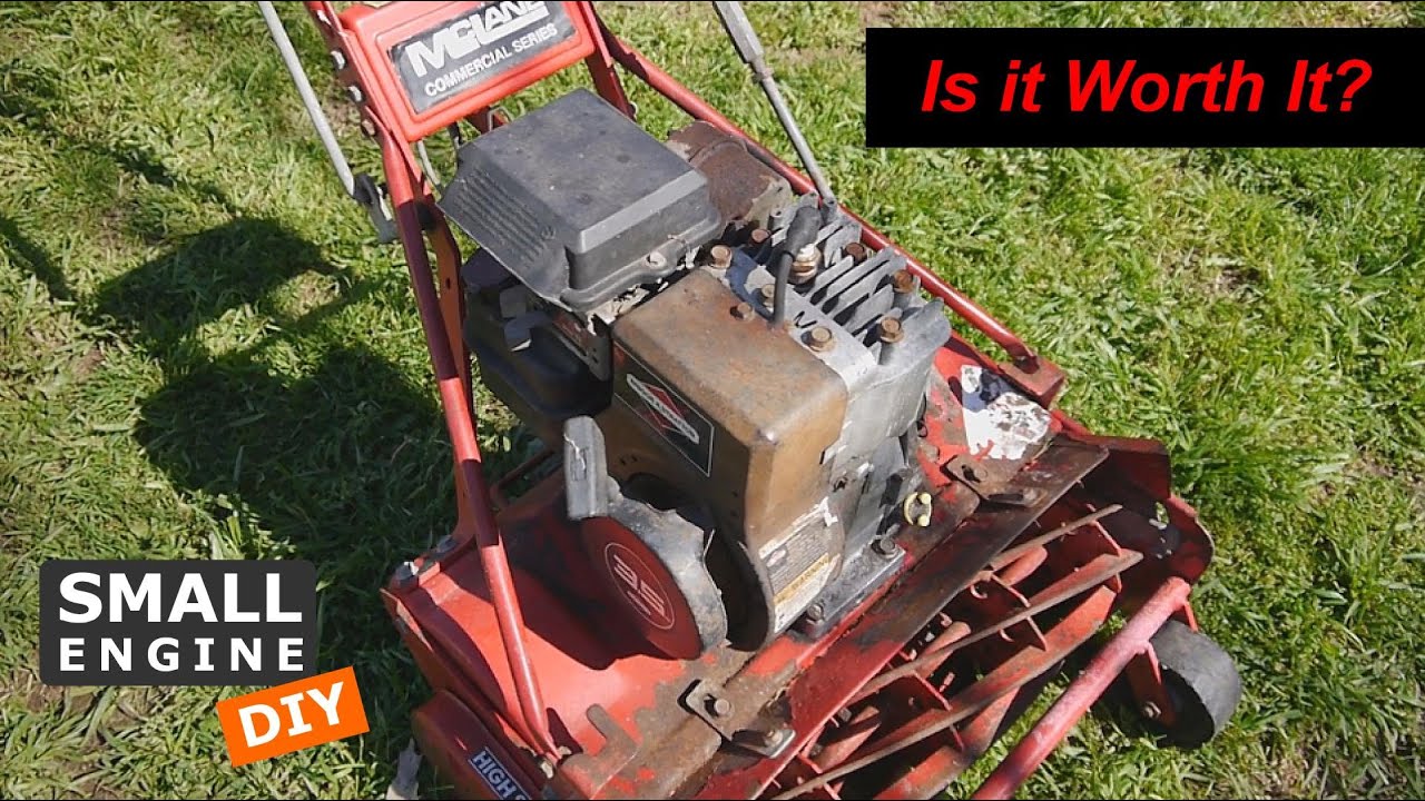 Working on a Rusted Mclane Reel Mower - Part 1 Disassembly and Paint