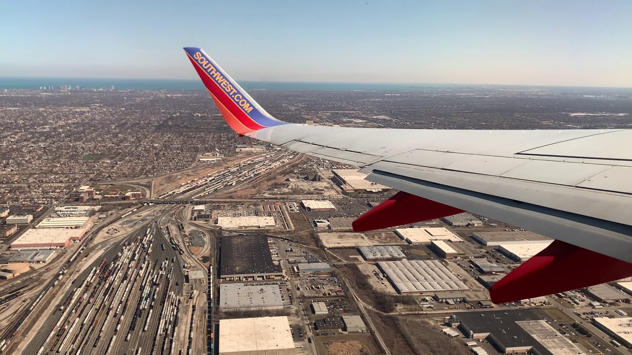 STUNNING SUNNY TAKEOFF FROM CHICAGO MIDWAY AIRPORT!