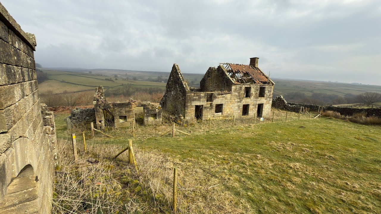 Abandoned Stork house farm , Bransdale , North York Moors
