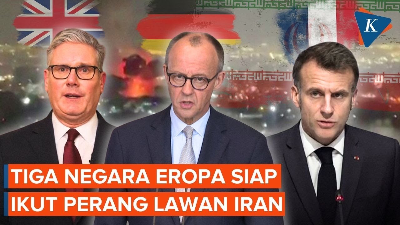 Perancis, Jerman, dan Inggris Bersiap Ikut Perang Lawan Iran