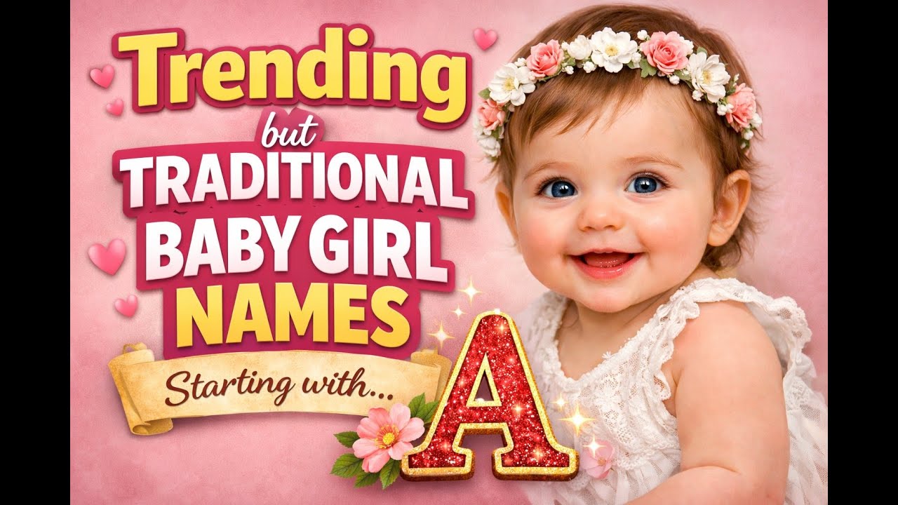 TOP 20 Trending Traditional Baby Girl Names Starting with letter A | 2026 Latest names