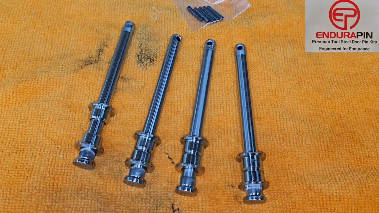 HOW TO: Installing Endurapin Door pins and Roller pins on a CHEVY S10 in less than 30 minutes.