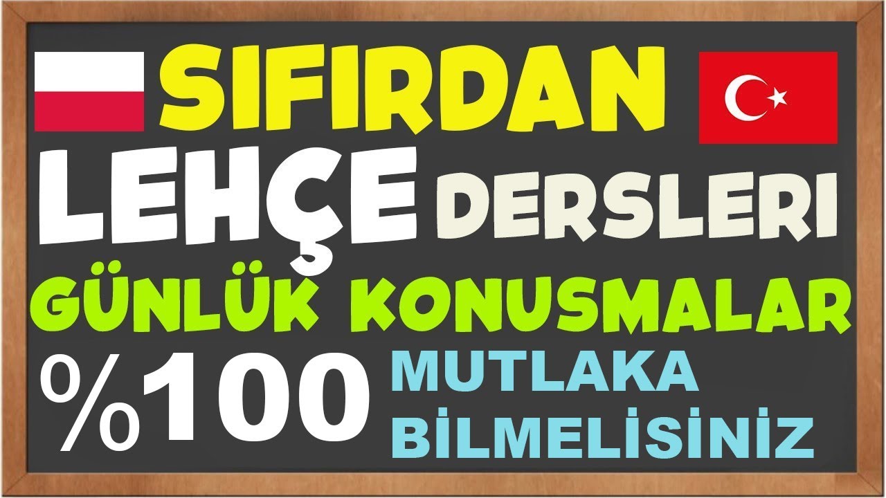 LEH&Ccedil;E B&Uuml;T&Uuml;N TELMEL KONUŞMALAR (Leh&ccedil;e &Ouml;ğreniyorum )
