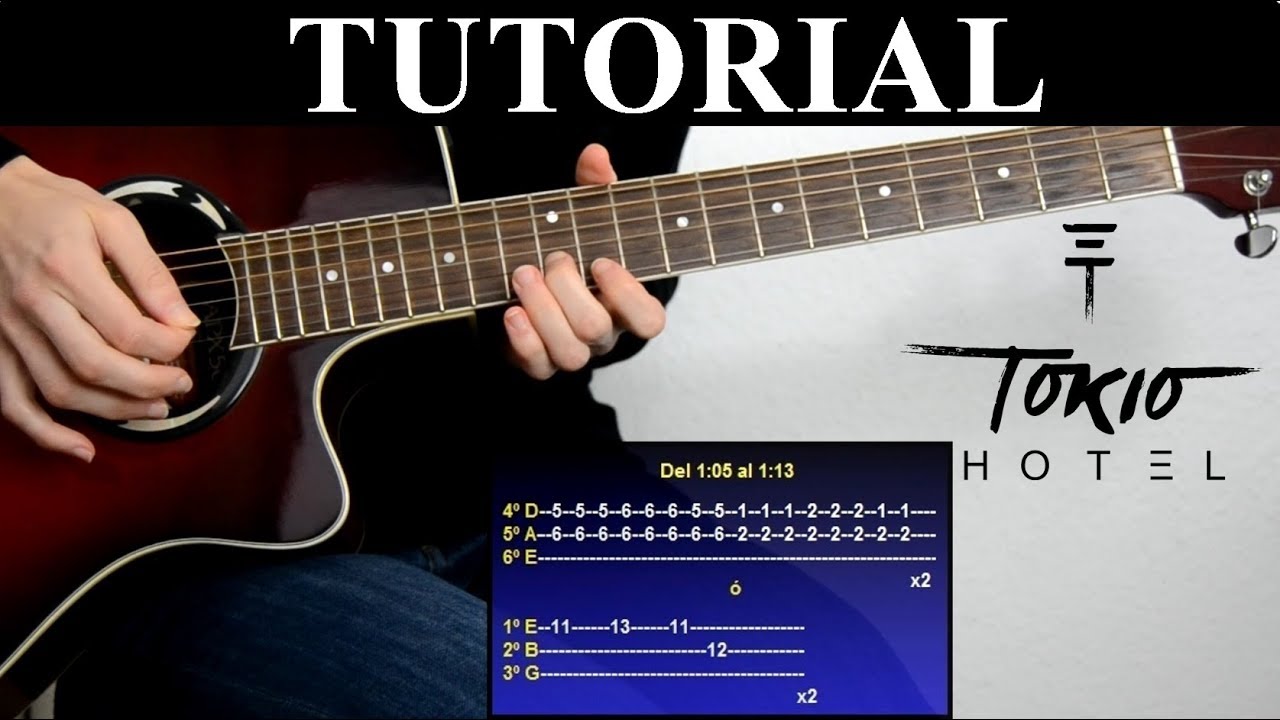 Cómo tocar Monsoon de Tokio Hotel (Tutorial de guitarra) / How to play