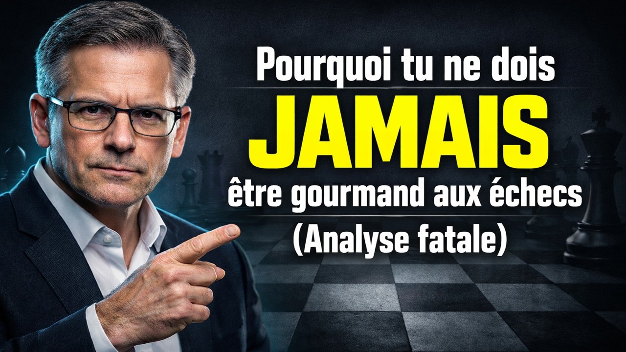 Pourquoi tu ne dois JAMAIS être gourmand aux échecs (Analyse fatale)