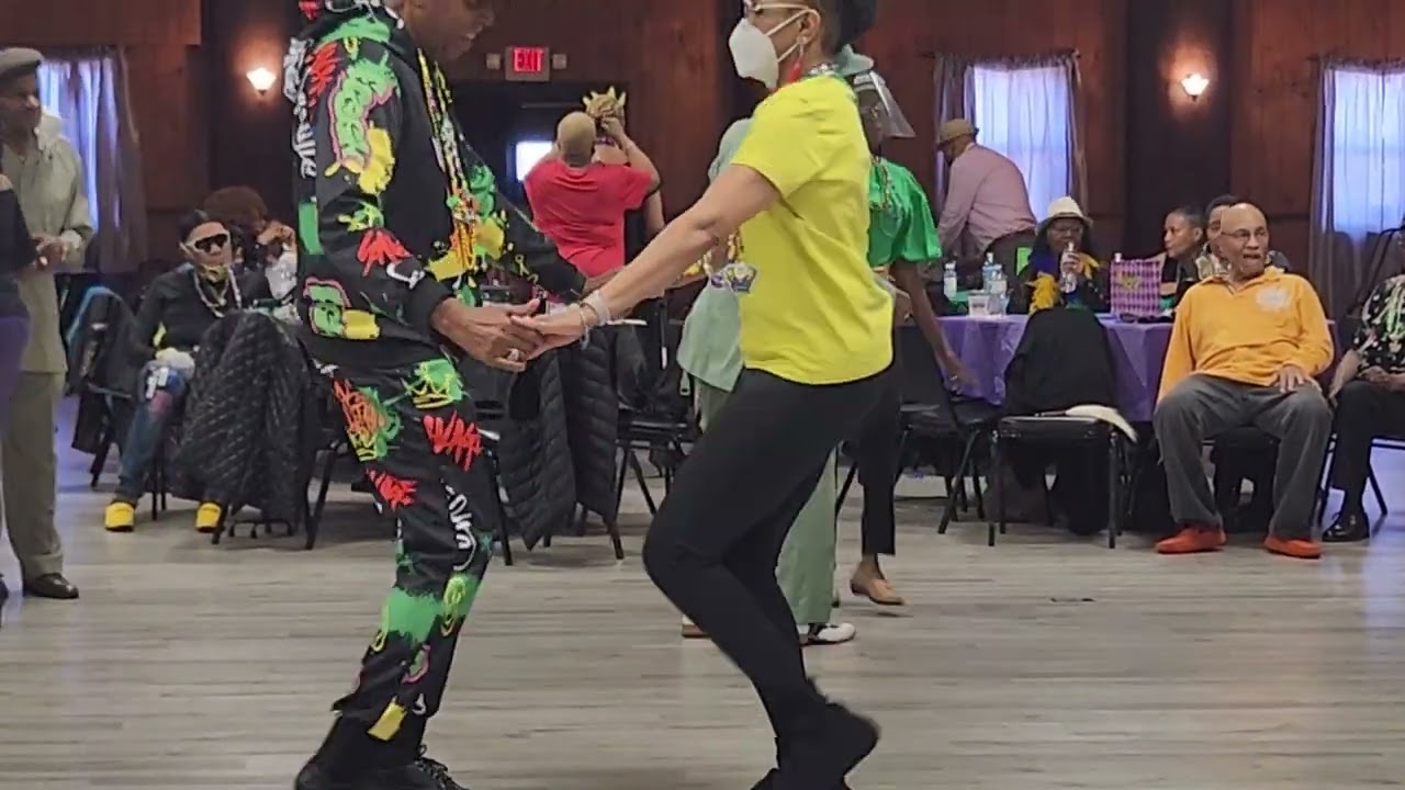 Celebrating Mardi Gras along with Oliver birthday Thursday at Cheverly American Legion