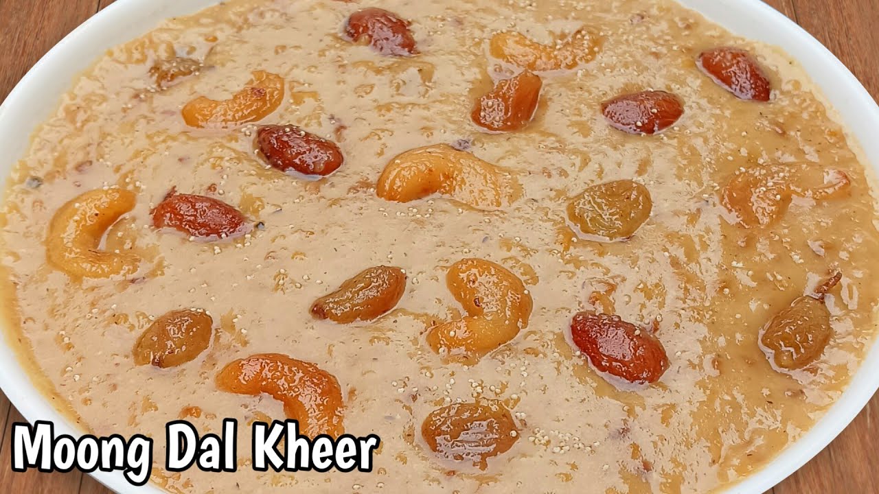 Traditional Moong Dal Kheer Recipe | Hesaru Bele Payasa Recipe | Paruppu Payasam | Kheer Recipe
