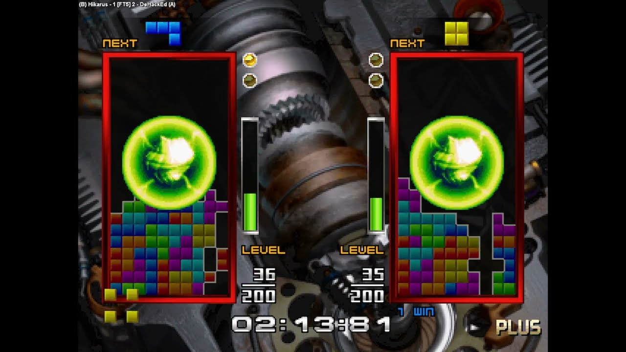 Tetris Grand Master 2 PLUS | Hikarus FT5 DeHackEd | 🇦🇷🇨🇦 Fightcade TGM2P #fightcade2 #fightcade