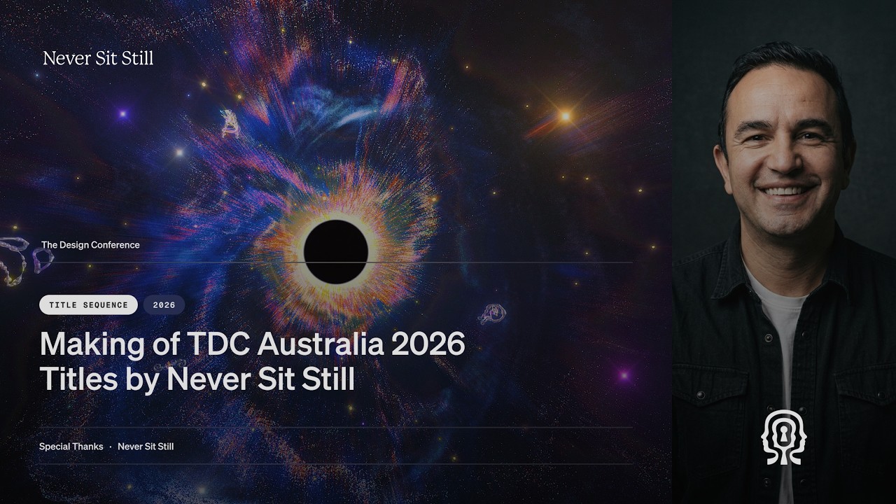 Making of the TDC Australia 2026 Titles by Never Sit Still