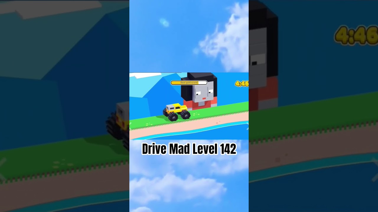 Drive Mad Level 142 #fancade #automobile #games #poki #gaming #drivemad