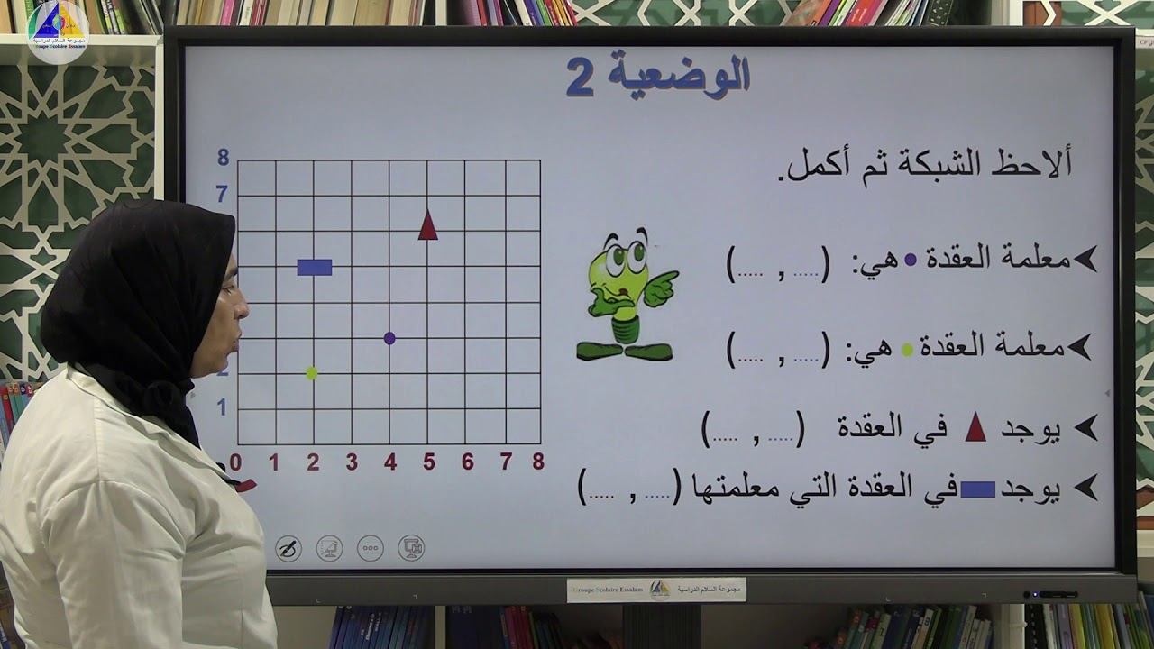 الرياضيات | (التنقل على الشبكة - الثاني ابتدائي)