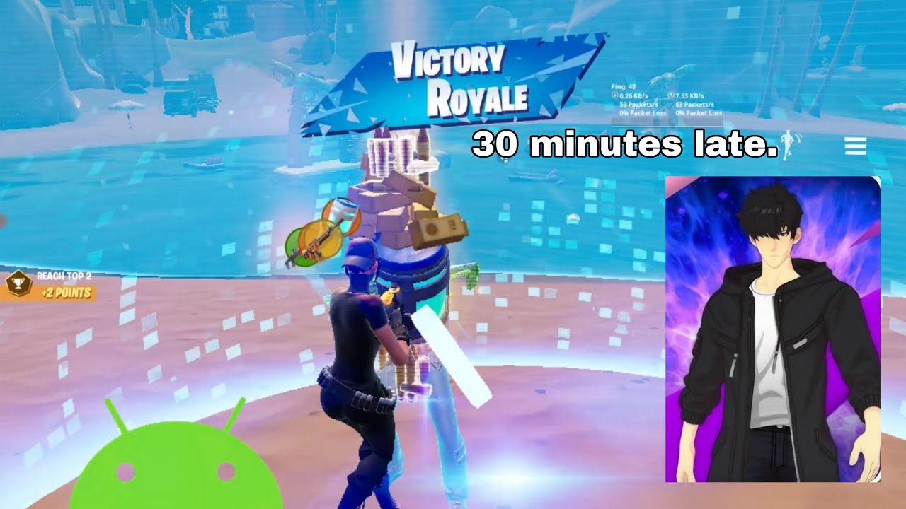 Can I Win the SKIN in 30 Minutes in Fortnite... (Solo Leveling mobile cup)