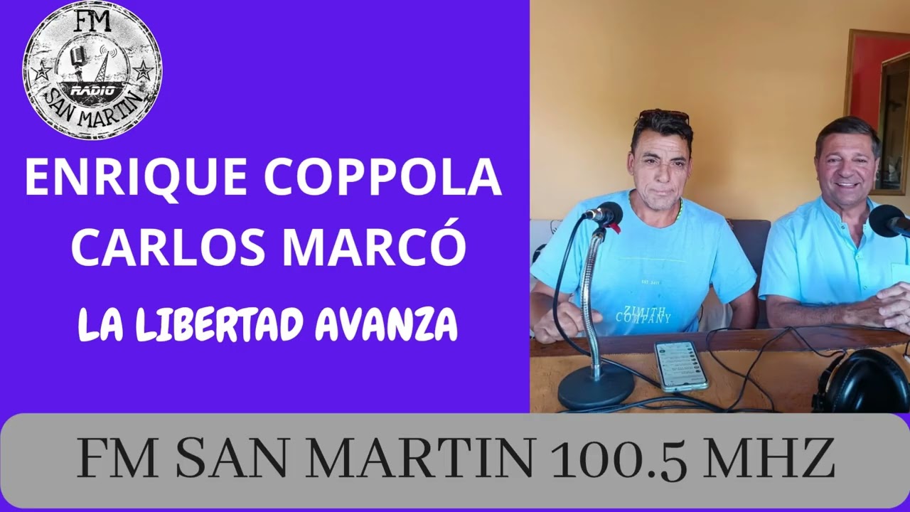 ENRIQUE COPPOLA Y CARLOS MARCÓ DE LA LIBERTAD AVANZA 