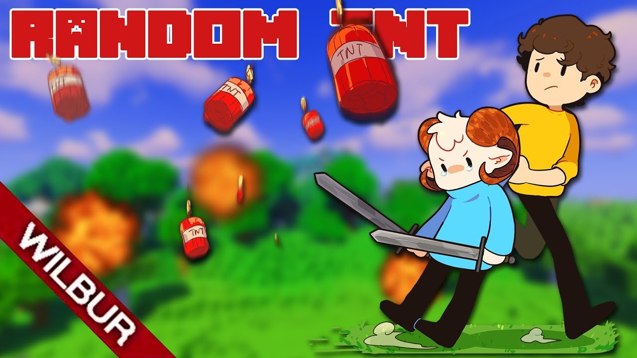 Minecraft, но идёт дождь из тротила (при участии jschlatt)