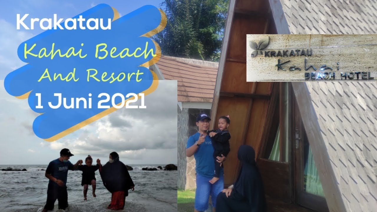 Krakatau Kahai Beach, Rekomendasi wisata Pantai di Lampung, Kalianda. 1 Juni 2021