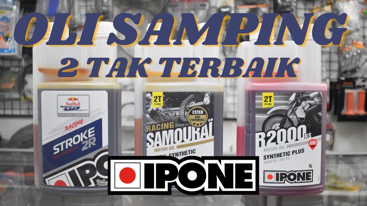 Review Oli Samping Ipone Terbaik, Pecinta 2 Tak / 2 Stroke Wajib Tau Oli Samping ini #HGMOTOR #IPONE