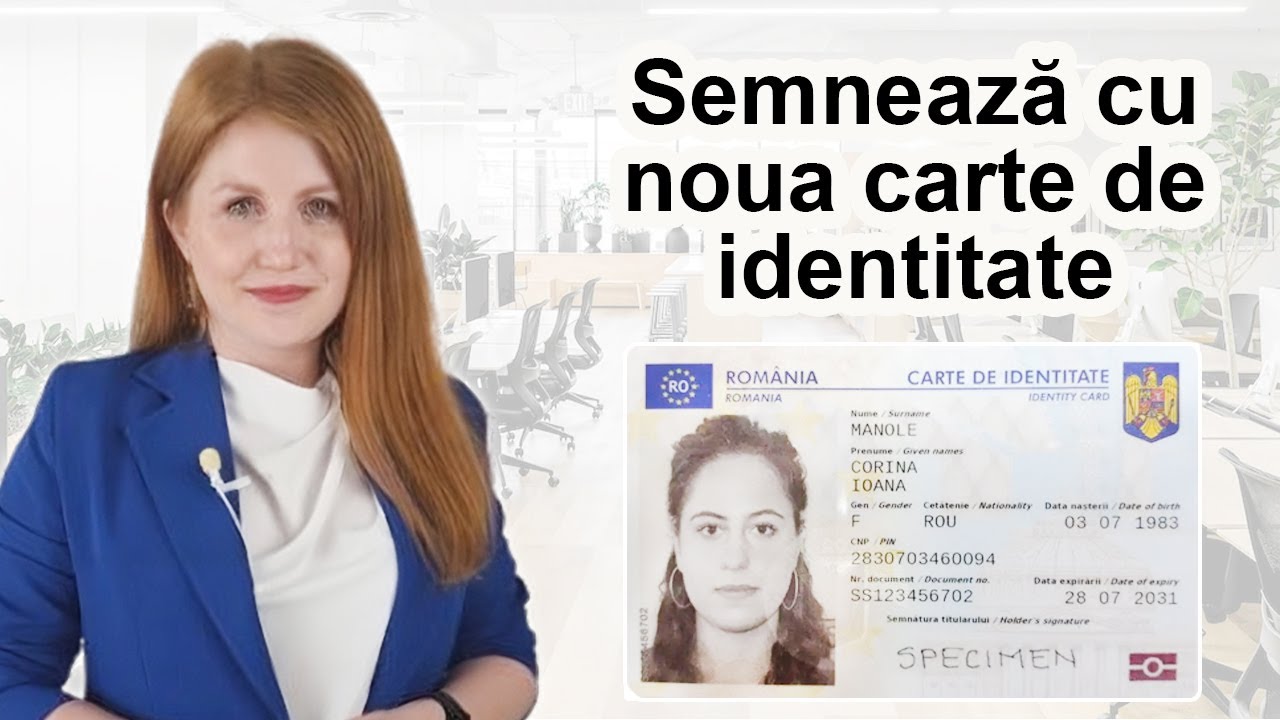 Semnează electronic cu noua Carte Electronică de Identitate