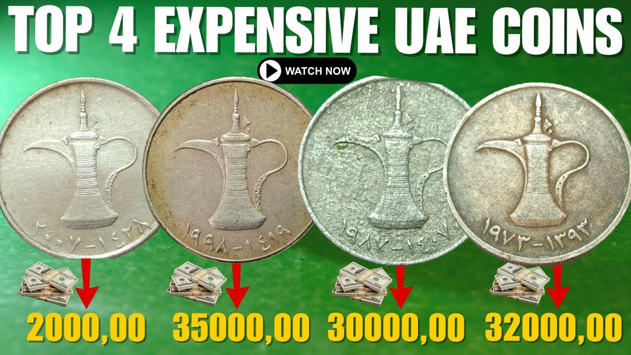Top 4 Ultra UAE Rare 1 Dirham Coins Value a lot of Money! look for It?