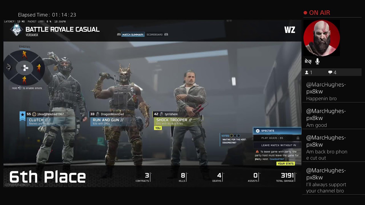 tyrrishear's Live PS4 Broadcast