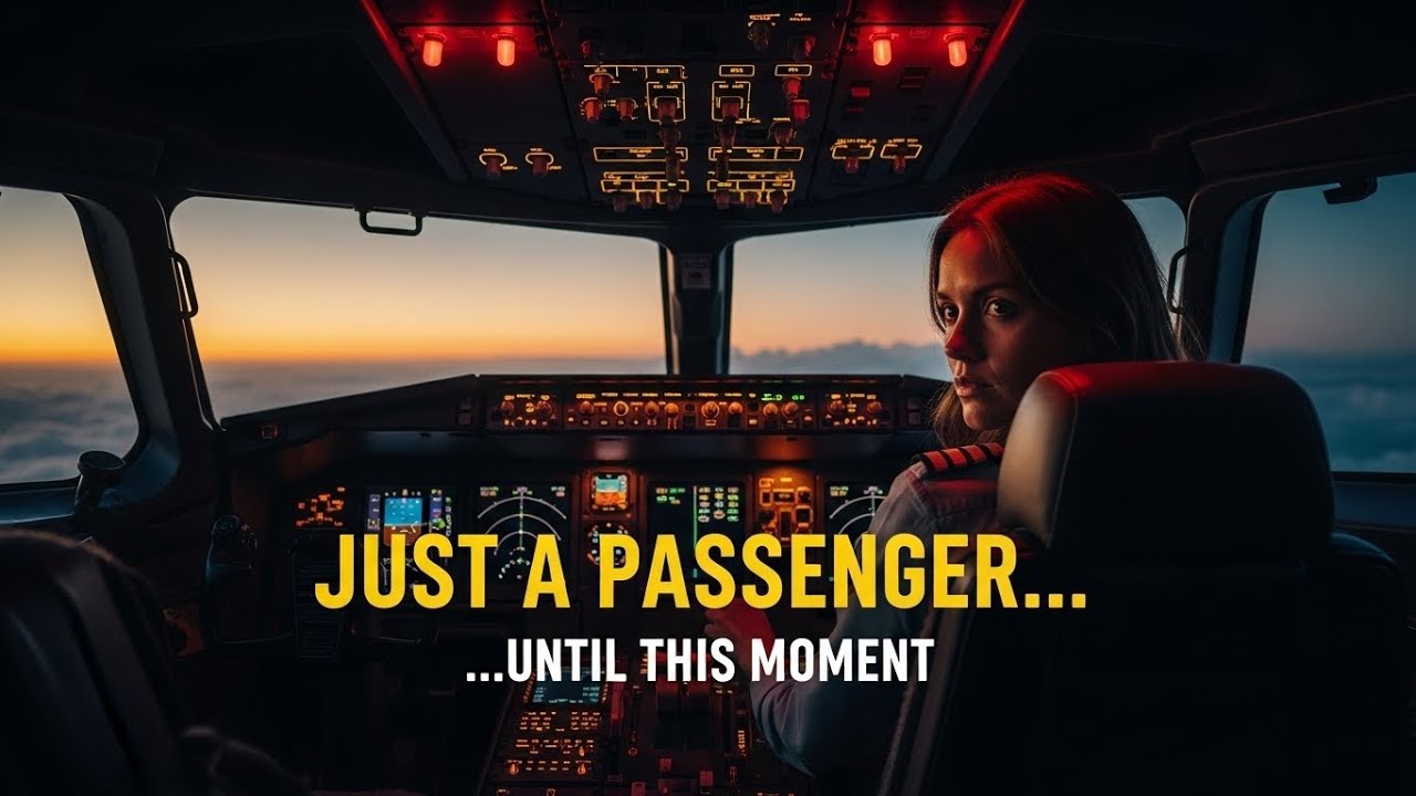 She Was Just a Passenger&hellip; But Became a Hero in the Sky ✈️ | True Aviation Story