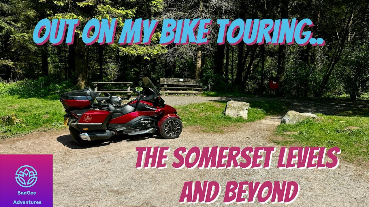 touring the somerset levels on a Can Am Spyder