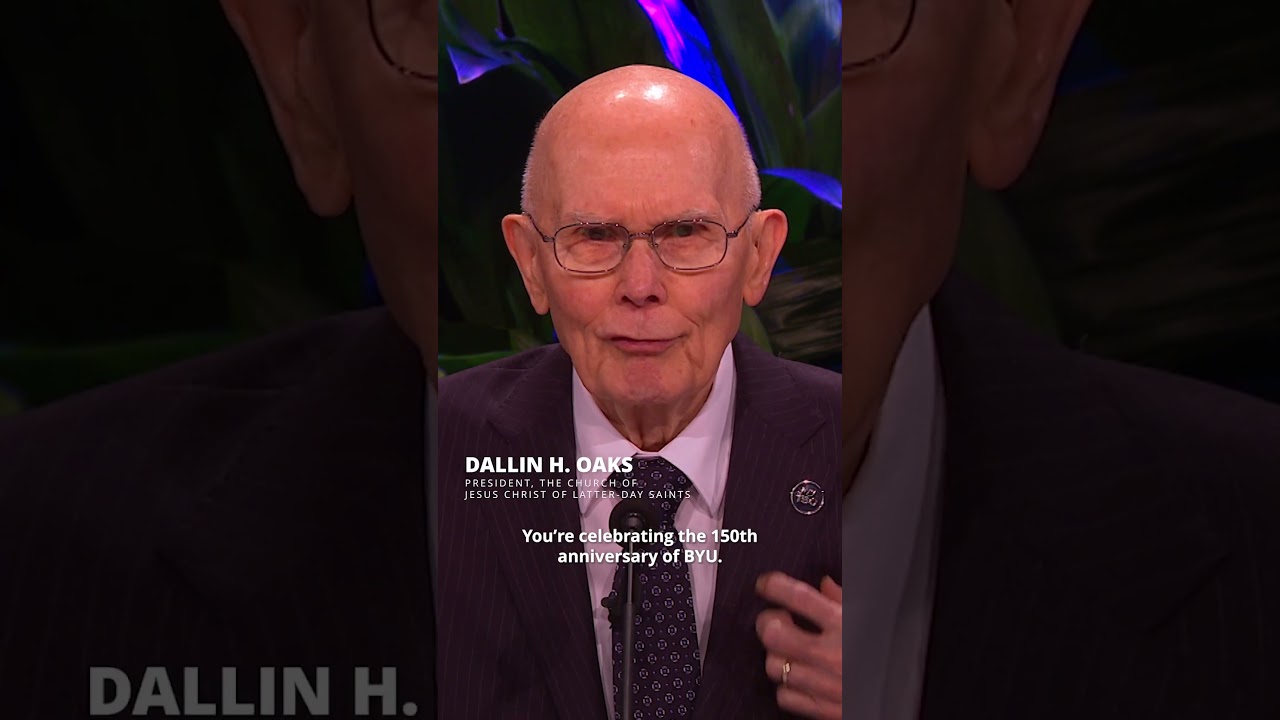 President Oaks is Honored with Plaque at BYU