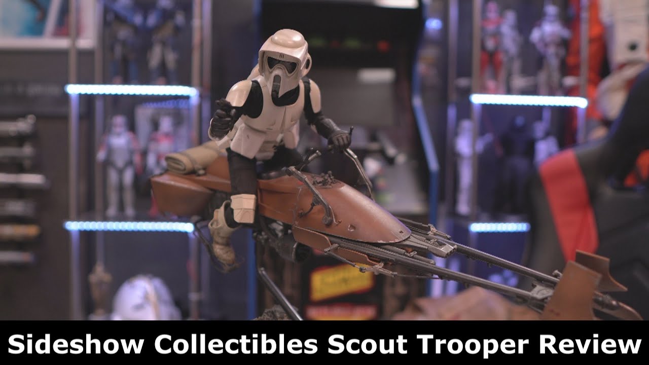 Sideshow Collectibles Star Wars Scout Trooper & Speeder Bike Review