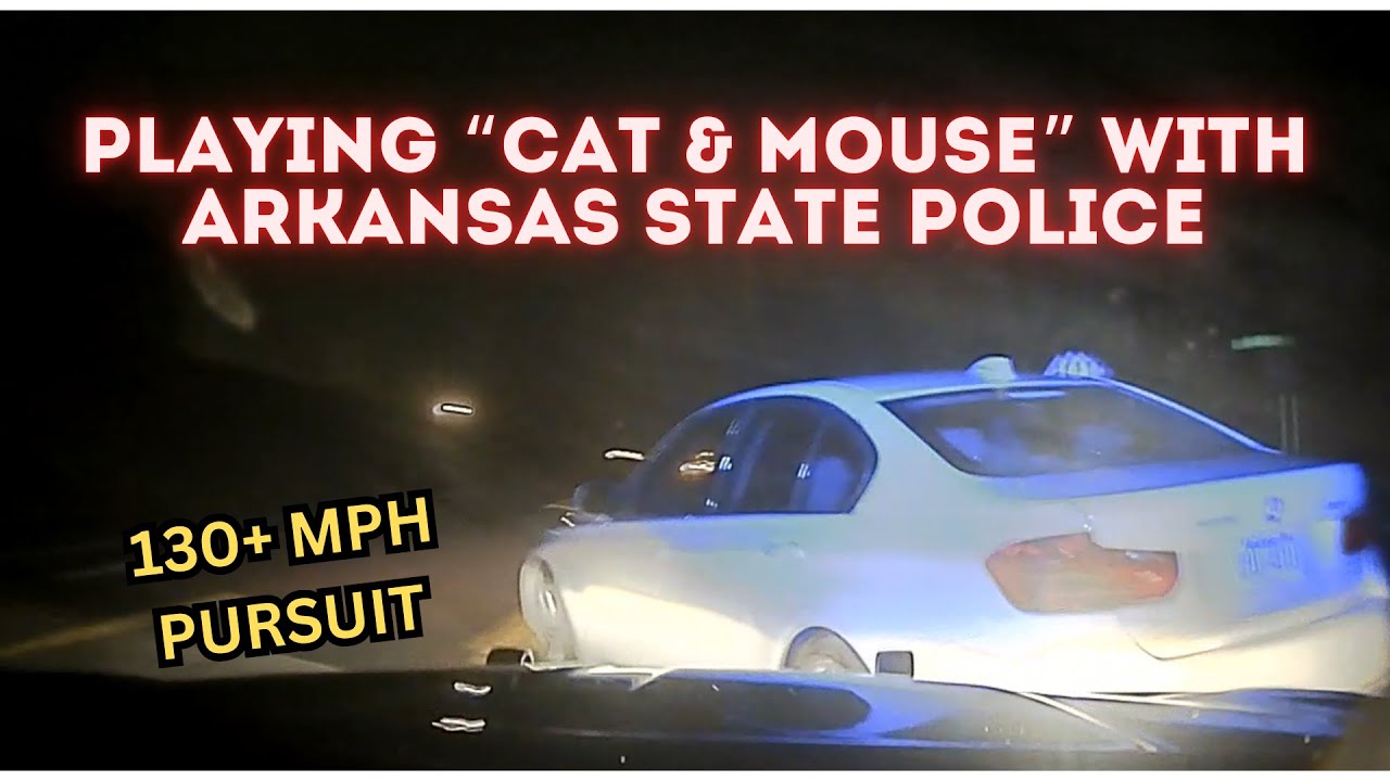 HIGH SPEED PURSUIT *136 MPH* with BMW & Arkansas State Police - PIT / TVI Maneuver #pursuit #chase
