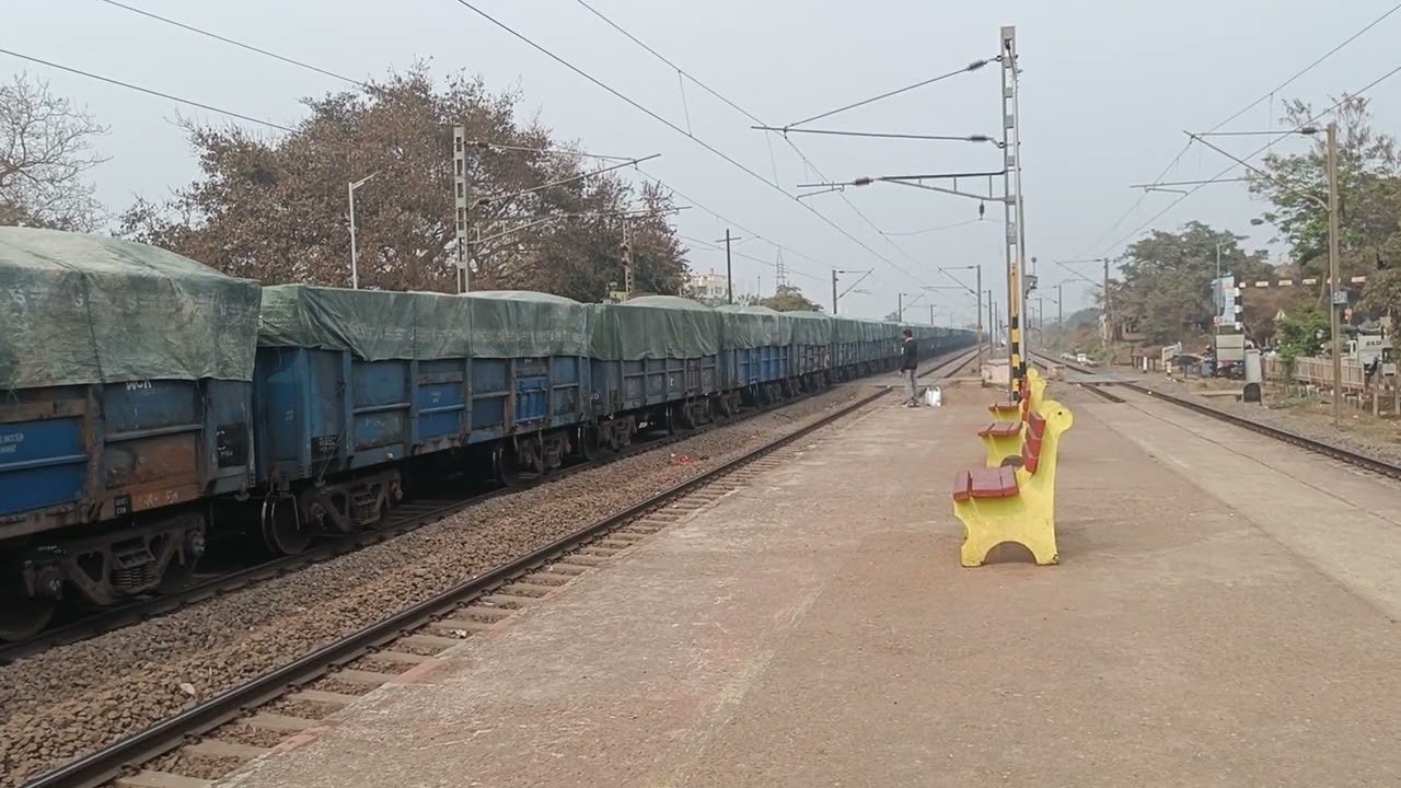 Wag9hc powered Freight Train/Maalgaadi/Railgaadi/Train2bhubaneswar/Indian Railways/Train Videos/Wag9