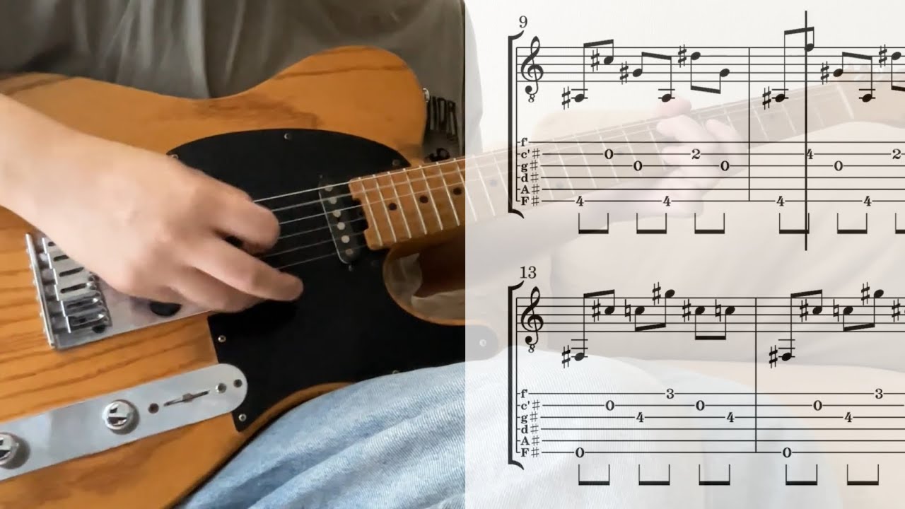 【TAB】the cabs - 地図 guitar cover