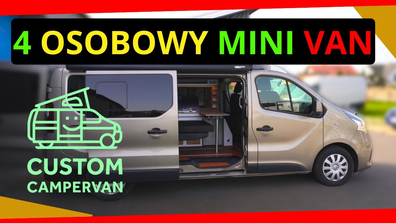 4 osobowy MINI CAMPERVAN od CUSTOM  CAMPERVAN  z Rokietnicy