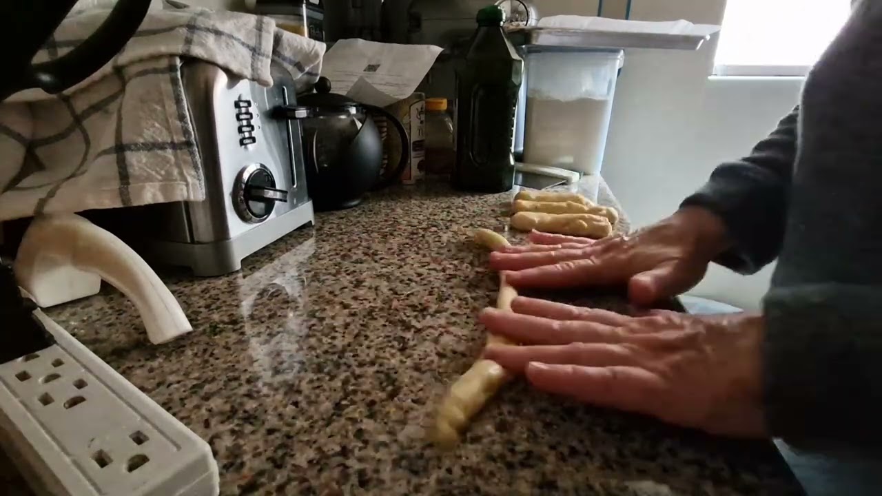 Hey Mom! Here's A Little Clip Of Tying A Dough Knot.