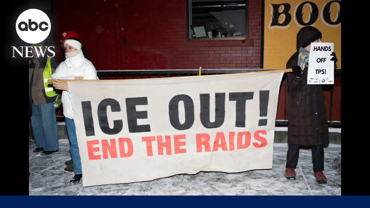 Protestors clash with ICE agents in Minnesota as Trump ramps up anti-immigration rhetoric