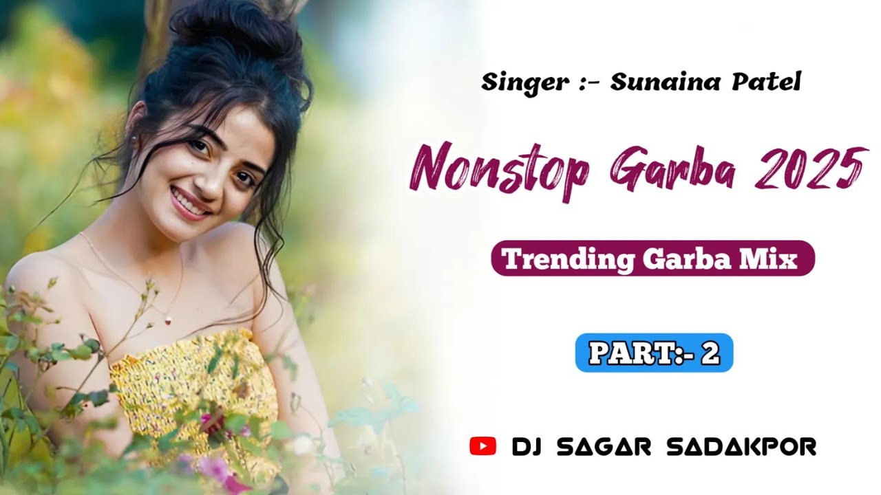 NEW GUJARATI GARBA NONSTOP 2025 || TRENDING GARBA  || SUNAINA SINGER NI MOJ