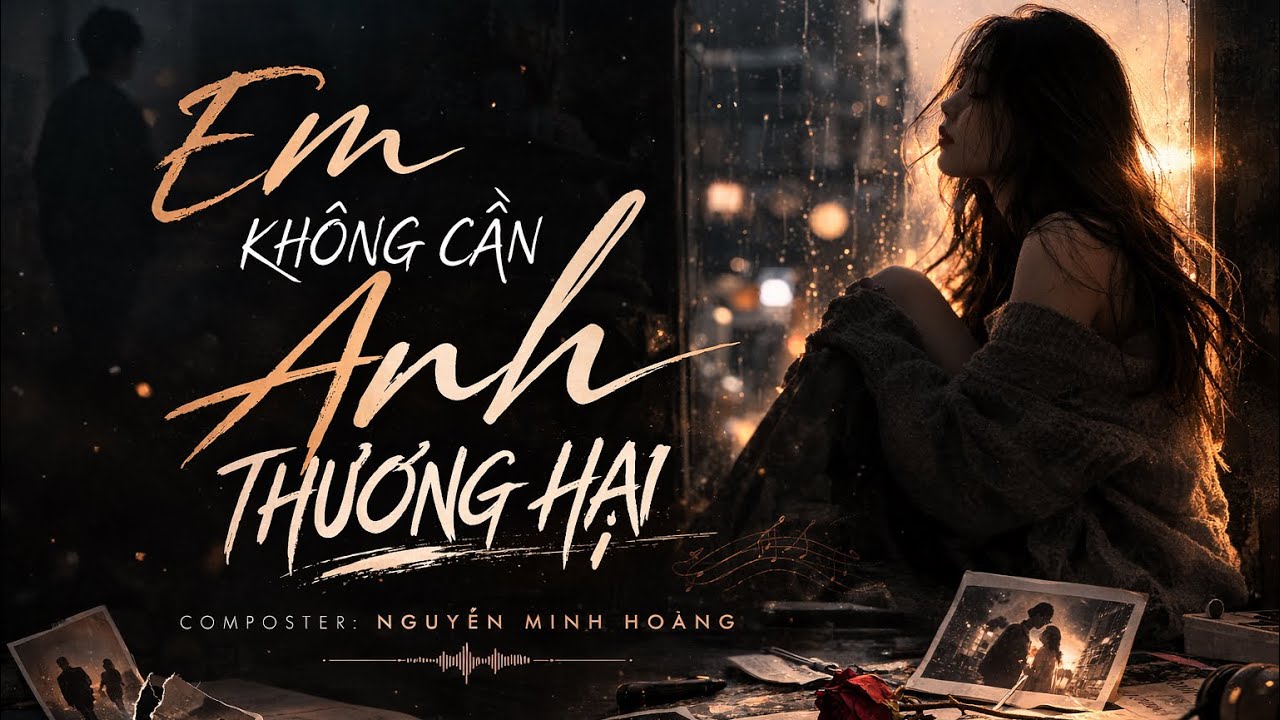 Em Không Cần Anh Thương Hại - Lyric Mv | Ca Sĩ Giấu Mặt