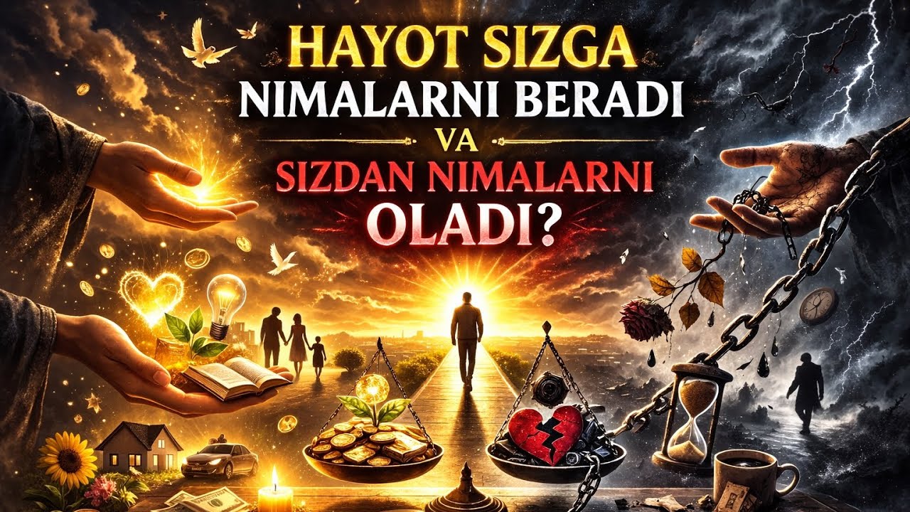 HAYOT SIZGA NIMALARNI BERADI VA SIZDAN NIMALARNI OLADI #tarot #tarotreading #tarotcardreading #fol
