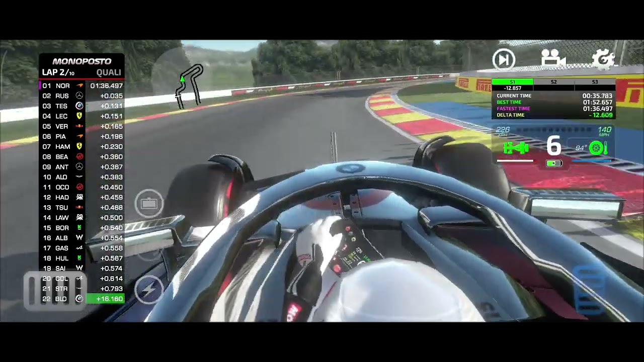 SPA FRANCOCHAMPS POLE LAP MONOPOSTO 