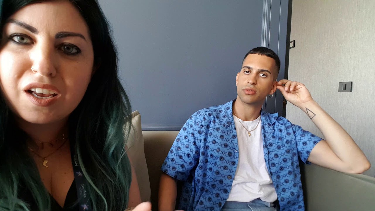Mahmood dall'Eurovision Tel Aviv, selfie-intervista di Lara Lago