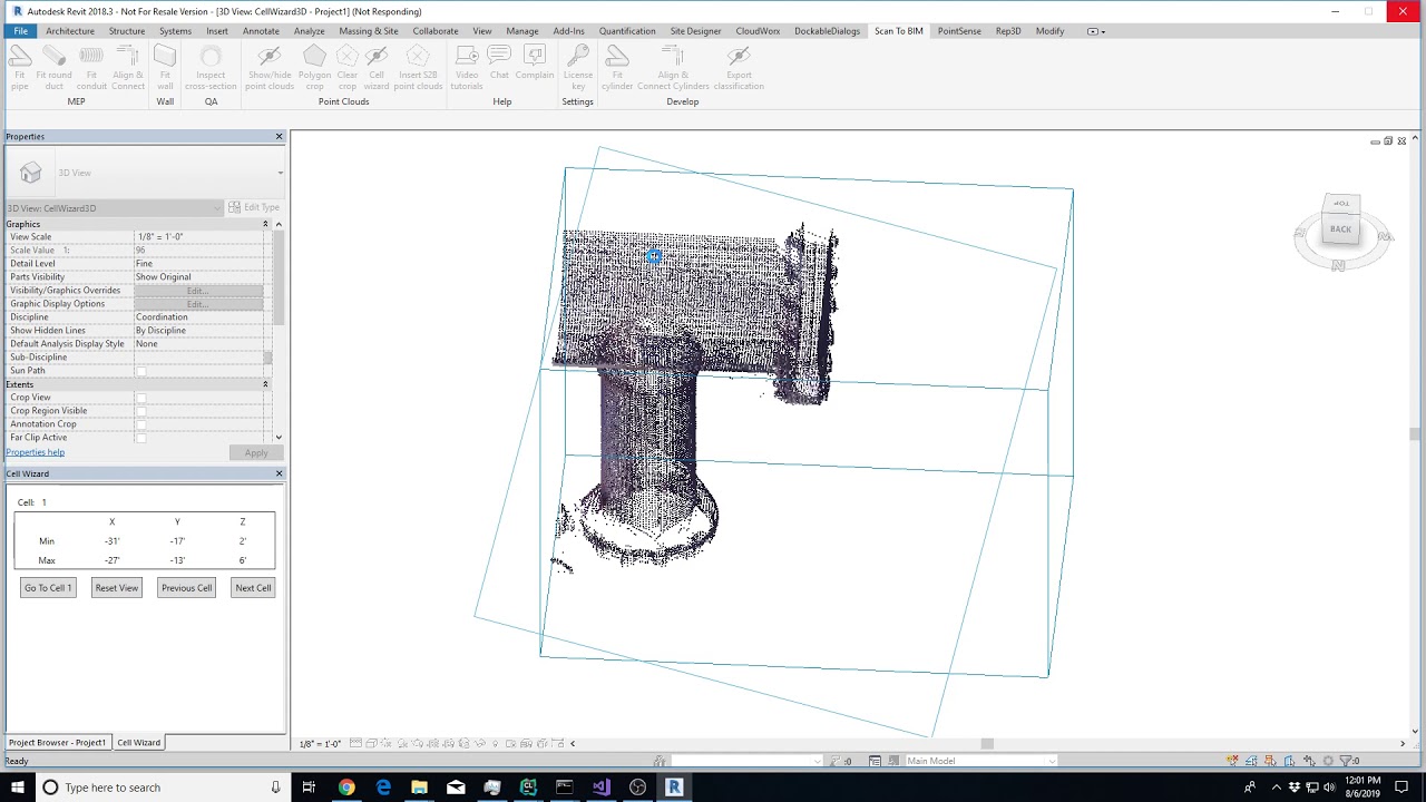 Cell Wizard in Scan To BIM add-in